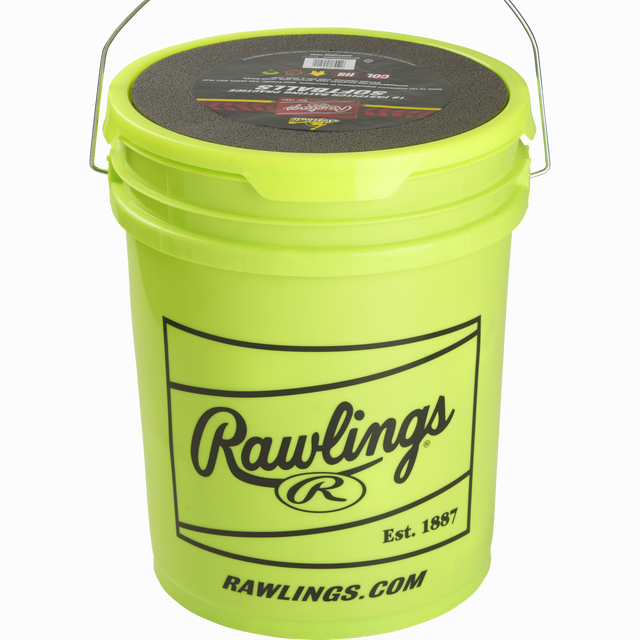 Rawlings 6 Gallon Collegiate/hs/travel Practice Ball/bucket Combo-1