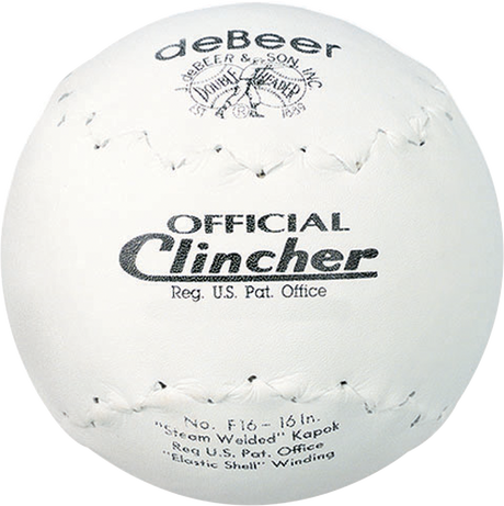 Rawlings Debeer 16' White Trutech Clincher Baseball