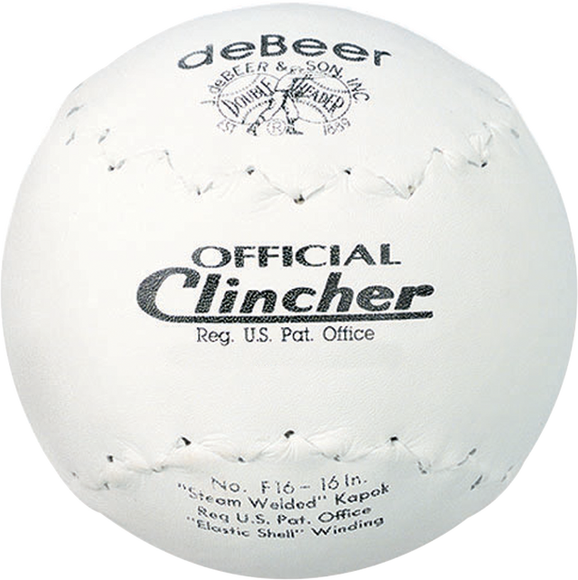 Rawlings Debeer 16' White Trutech Clincher Baseball