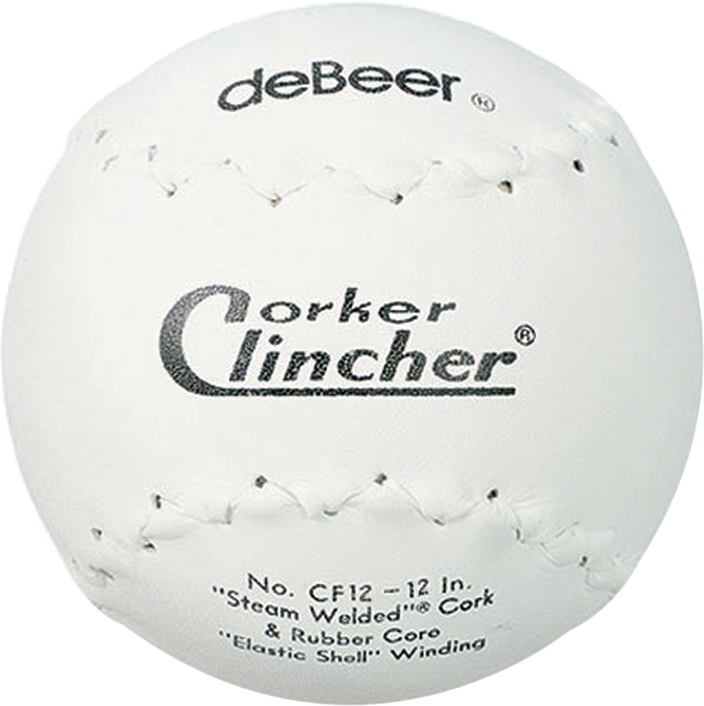 Rawlings Debeer 12' White Trutech Official Clincher Baseball