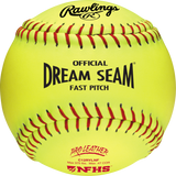 Rawlings 12-inch Pro Leather Dream Seam Nfhs Fastpitch Softball