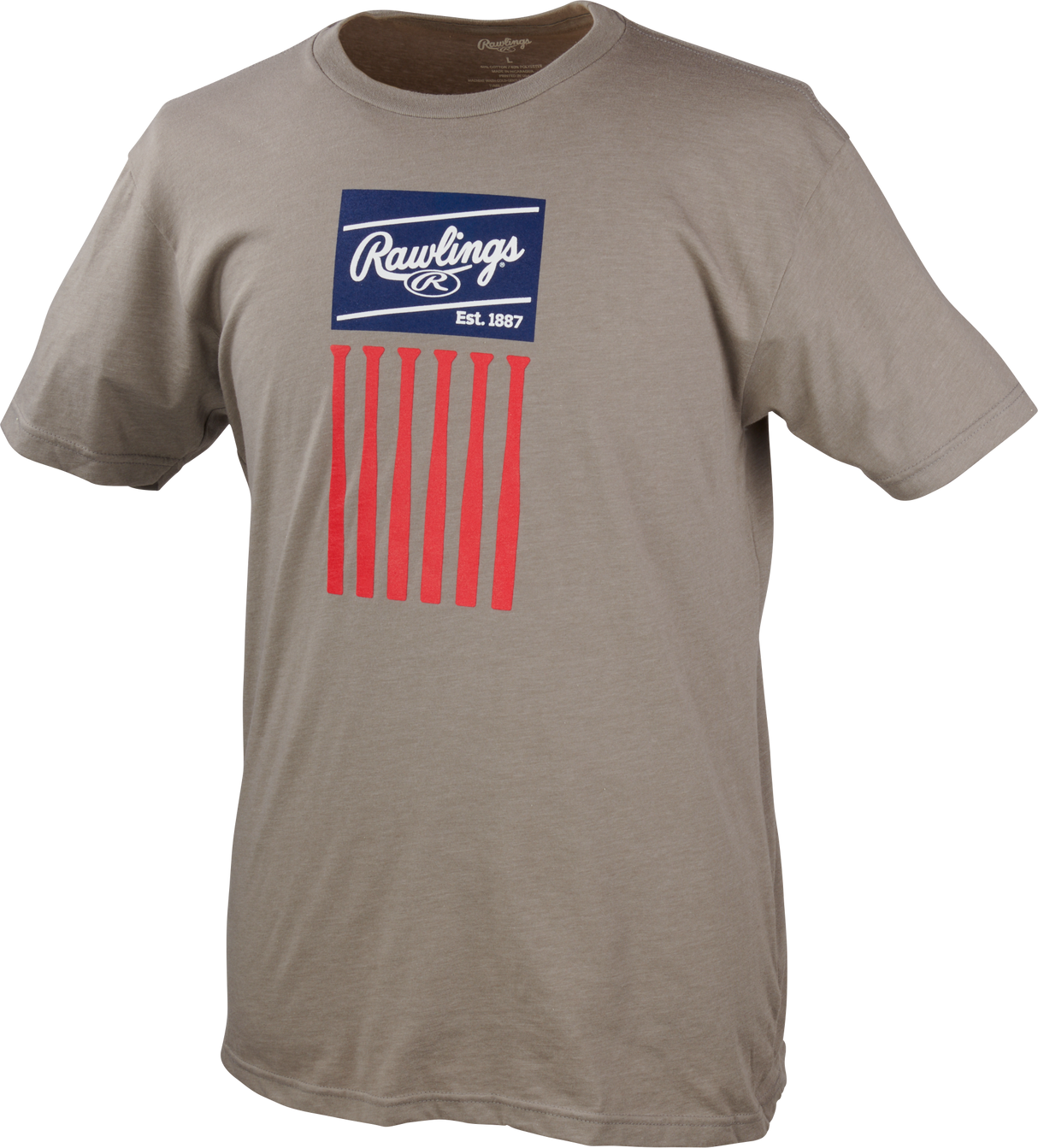 Rawlings Men's Rawlings Bat Flag T-shirt