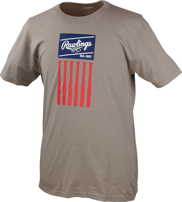 Rawlings Men's Rawlings Bat Flag T-shirt