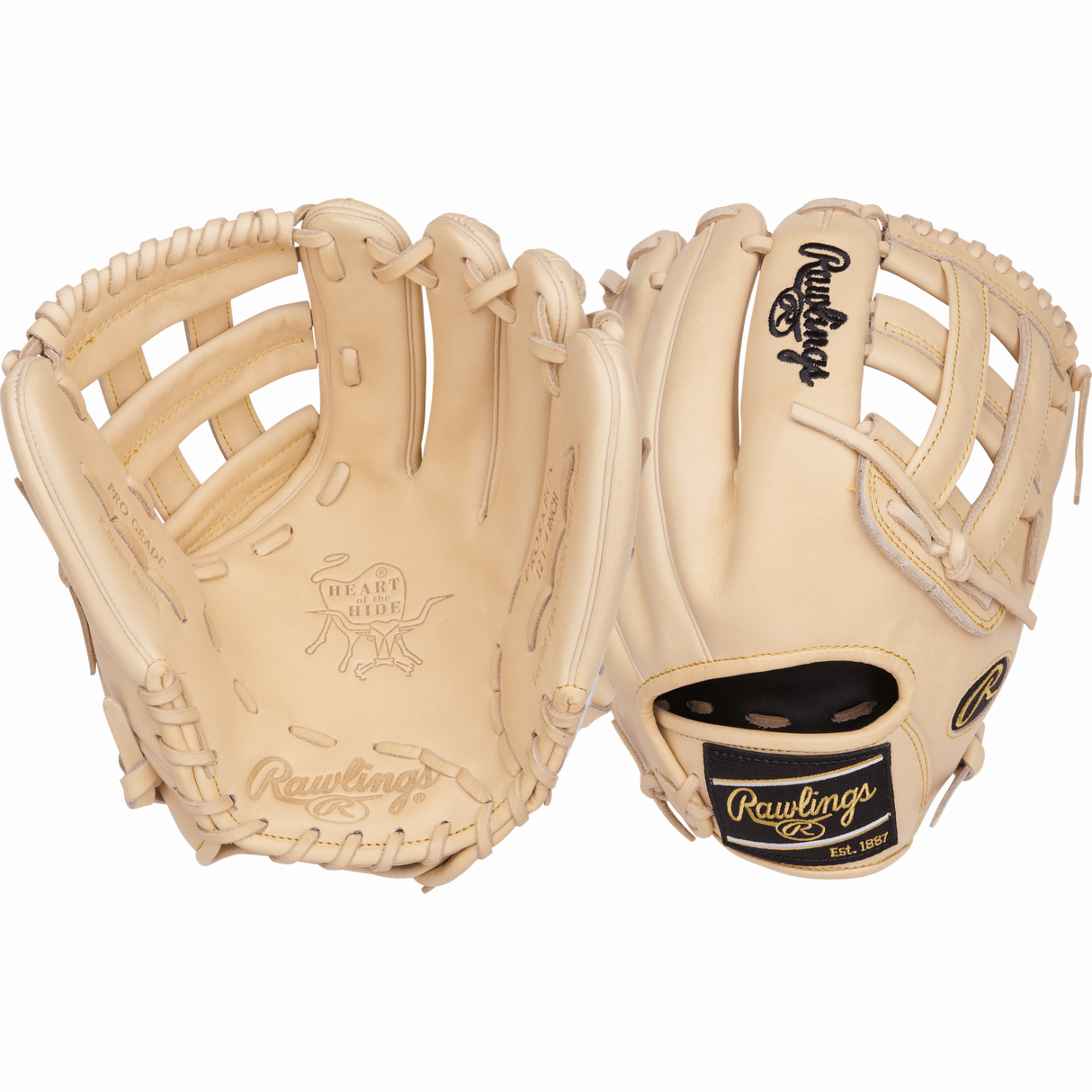 Rawlings Heart of the Hide 12.25" Outfield Baseball Glove-1