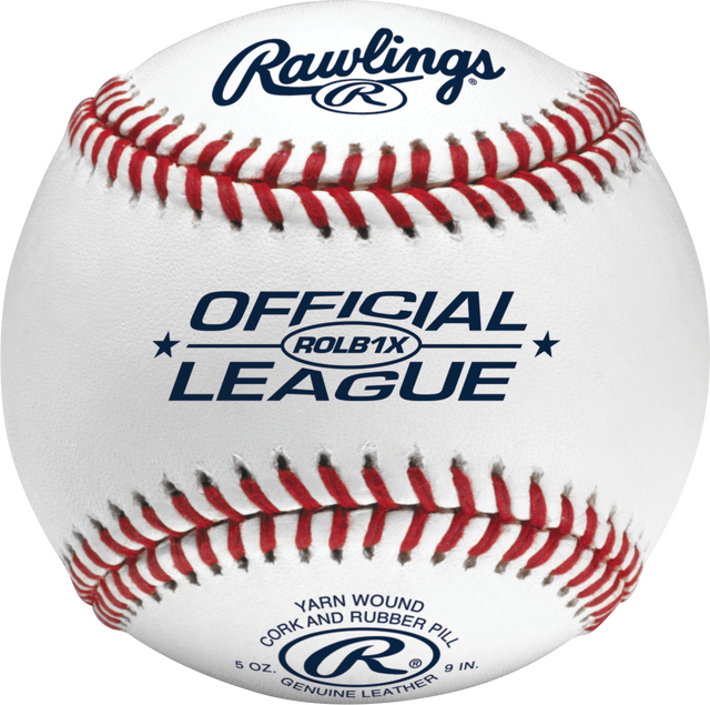 Rawlings ROLB1X Official League Practice Grade Baseballs - 1 Dozen
