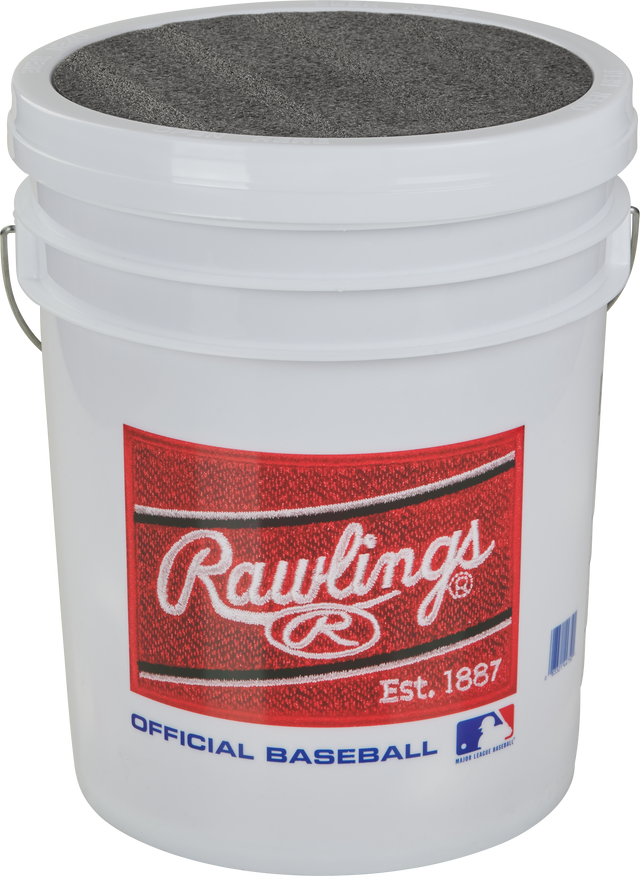 Rawlings Bucket of 24 Practice Youth/14U ROLB1X Official League Game Baseballs-1