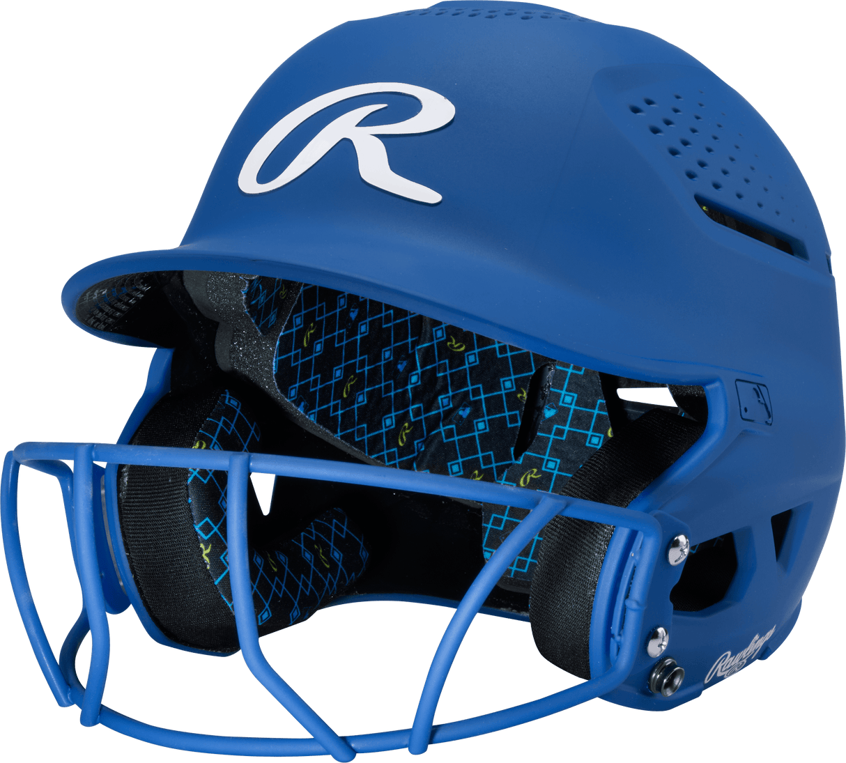 Rawlings Rx2 Softball Batting Helmet with Face Mask-1