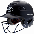 Rawlings Coolflo Baseball Batting Helmet with Facemask