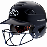 Rawlings Coolflo Baseball Batting Helmet with Facemask