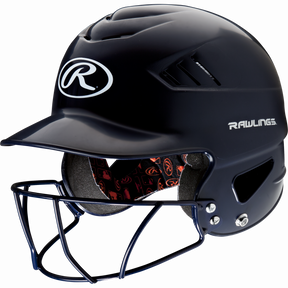 Rawlings Coolflo Baseball Batting Helmet with Facemask