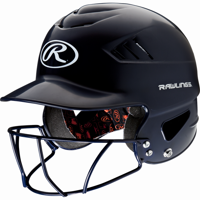 Rawlings Coolflo Baseball Batting Helmet with Facemask