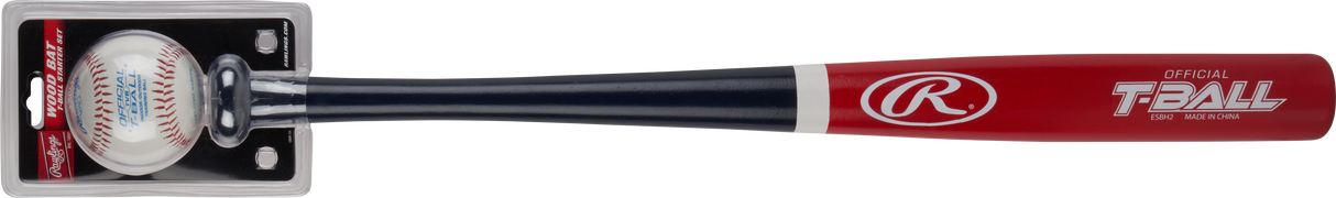 Rawlings T-ball 2" Wood Bat with Training Ball