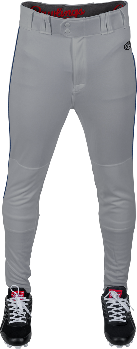Rawlings Youth Baseball Launch Pant with Piping-1