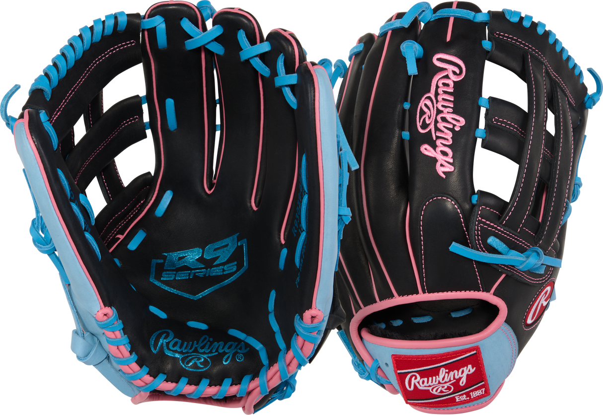 Rawlings R9 12.75" Outfield Baseball Glove-1