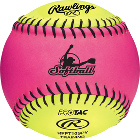 Rawlings 10" Optic Pink/optic Yellow Fpex Soft Training Ball