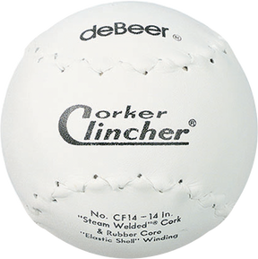 Rawlings 14" White TruTech Corker Clincher Ball