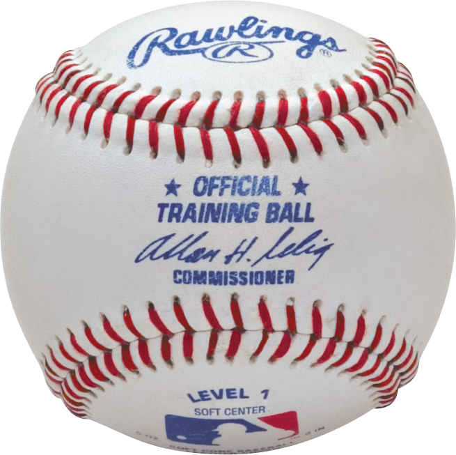 Rawlings Level 1 Polyeurethane Soft Center Ages (5-7) Training Baseballs