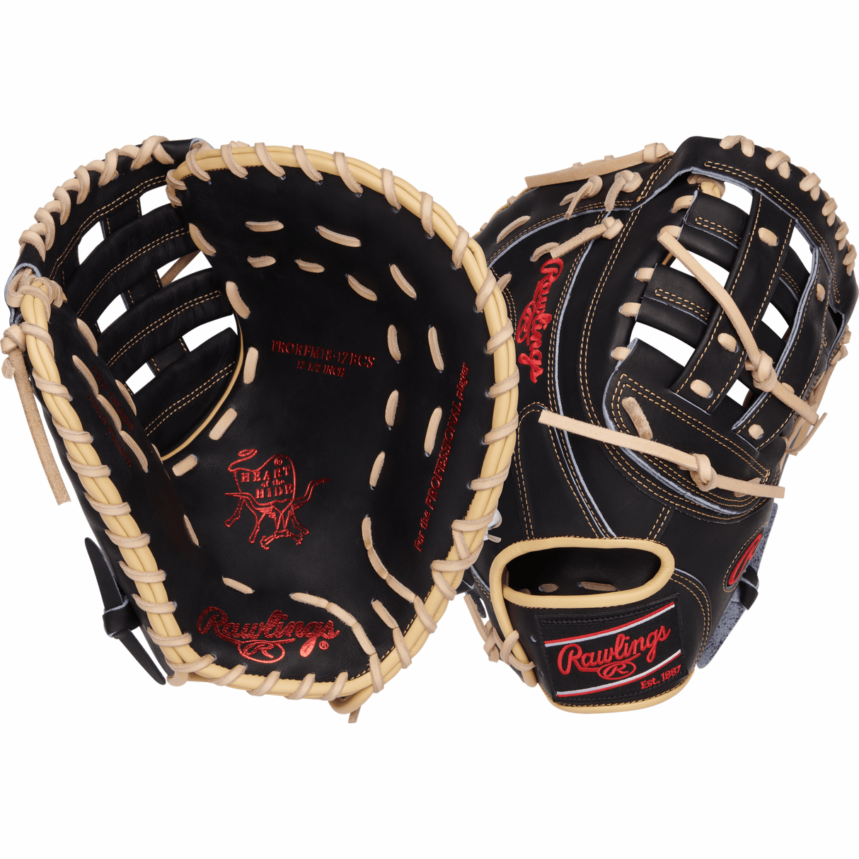 Rawlings Heart of the Hide 12.5" Outfield Baseball Glove-1