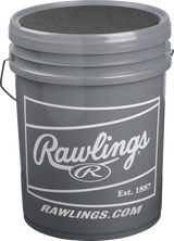 Rawlings 6 Gallon High School Raised Seam R100 Ball/bucket Combo