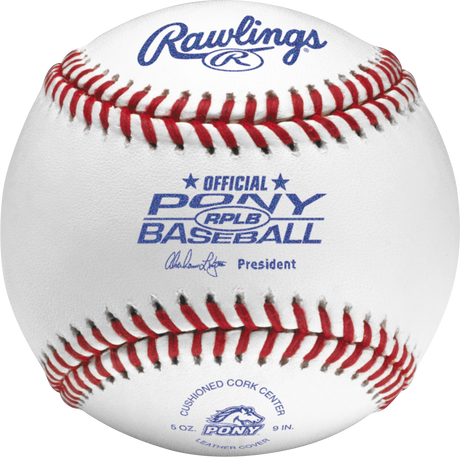 Rawlings Pony League Tournament Grade Cushioned Cork Center Baseballs