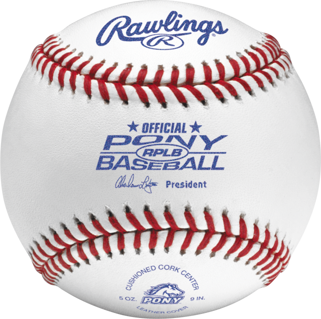 Rawlings Pony League Tournament Grade Cushioned Cork Center Baseballs