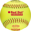 Rawlings 12-inch Pro Leather Red Dot Nfhs Fastpitch Softball