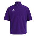 adidas Men's Short Sleeve Quarter Zip Woven Jacket-1