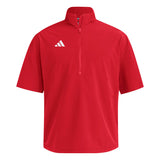 adidas Men's Short Sleeve Quarter Zip Woven Jacket-1