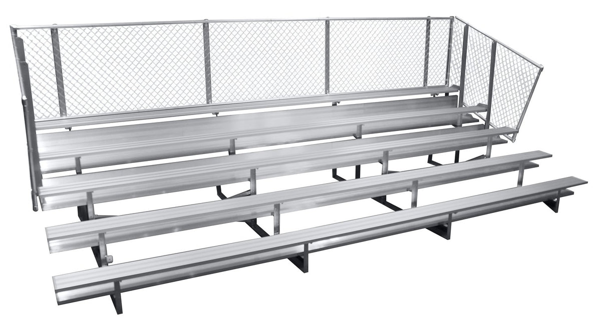 Gared 5 Row Fixed Spectator Bleacher without Aisle Sports Field Equipment All