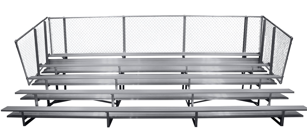 Gared 5-Row Fixed Spectator Bleacher without Aisle Sports Field Equipment All