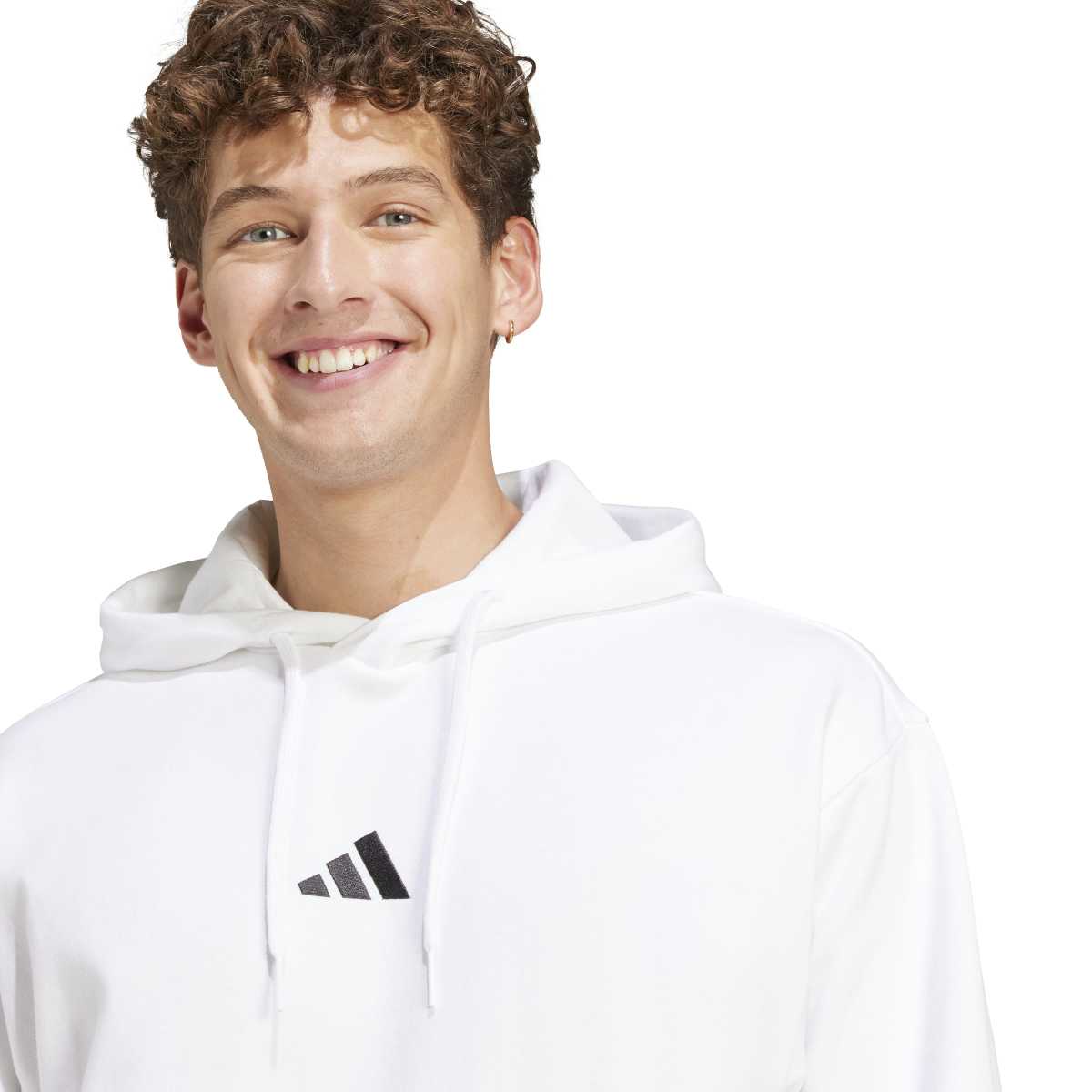 adidas Men's Essentials Feelcozy Fleece Hoodie (Tall)-4