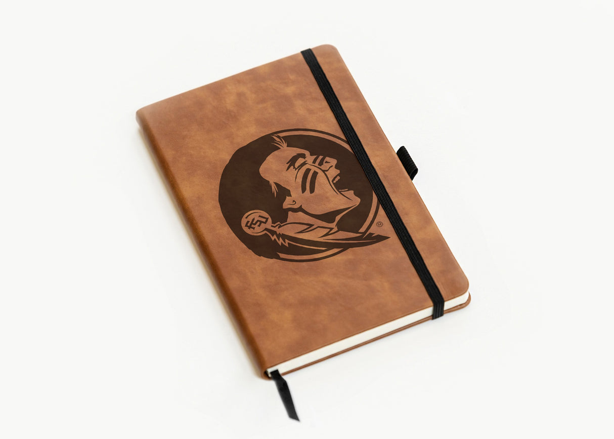 Rico Industries NCAA Florida State Seminoles Brown - Primary Laser Engraved Small Notepad-2