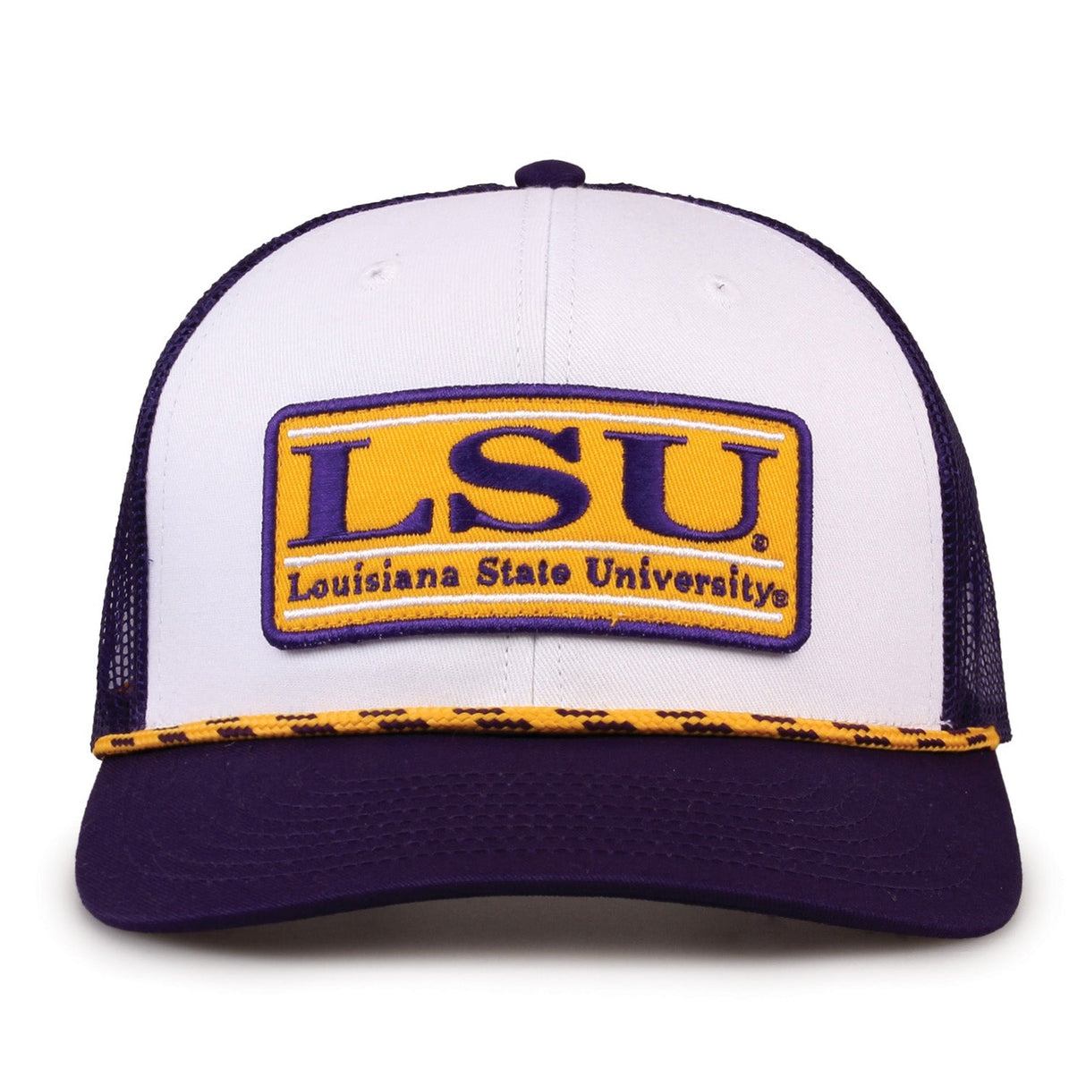 The Game Headwear Louisiana State Rope Trucker Hat