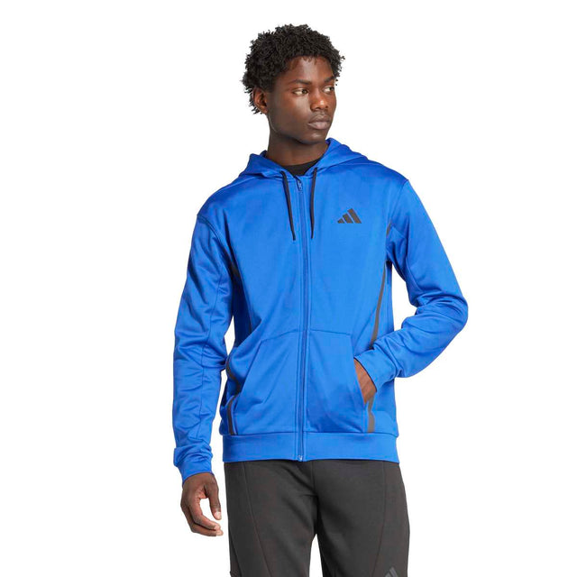 adidas Men's Game & Go Full Zip Hoodie-1