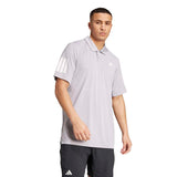 adidas Men's Club Tennis 3-Stripes Polo Shirt-1
