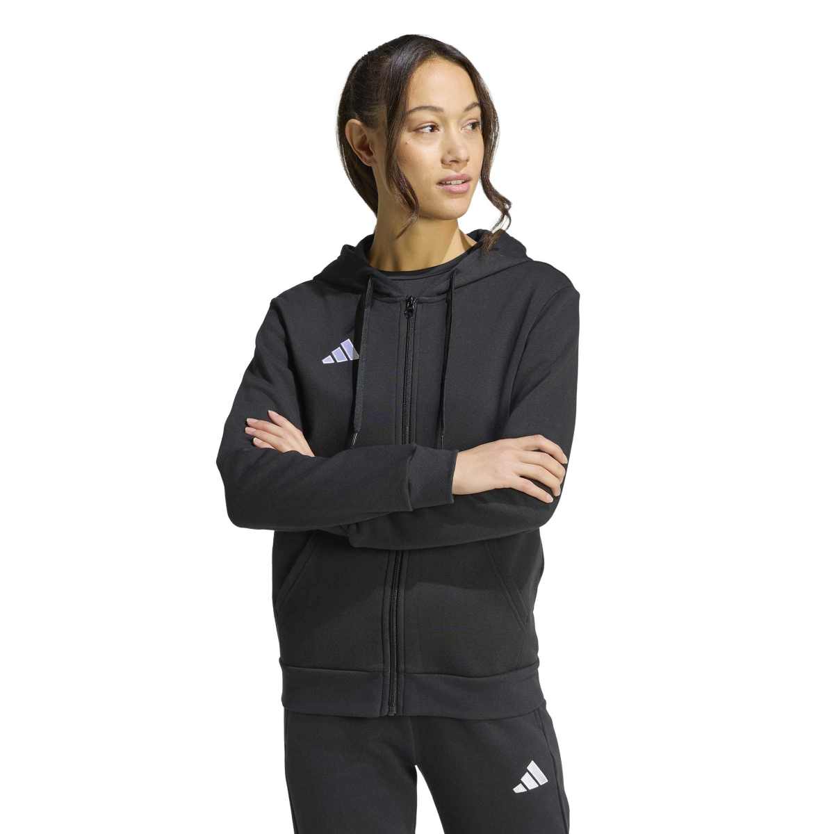 adidas Women's Entrada26 Full Zip Hoodie-2