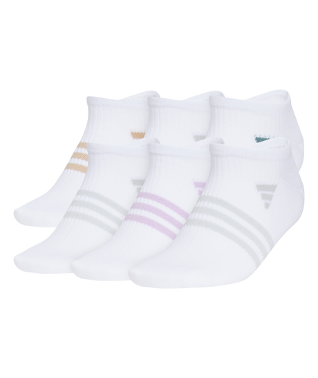 adidas Women's Superlite 3.0 No Show Socks (6-Pack)-1