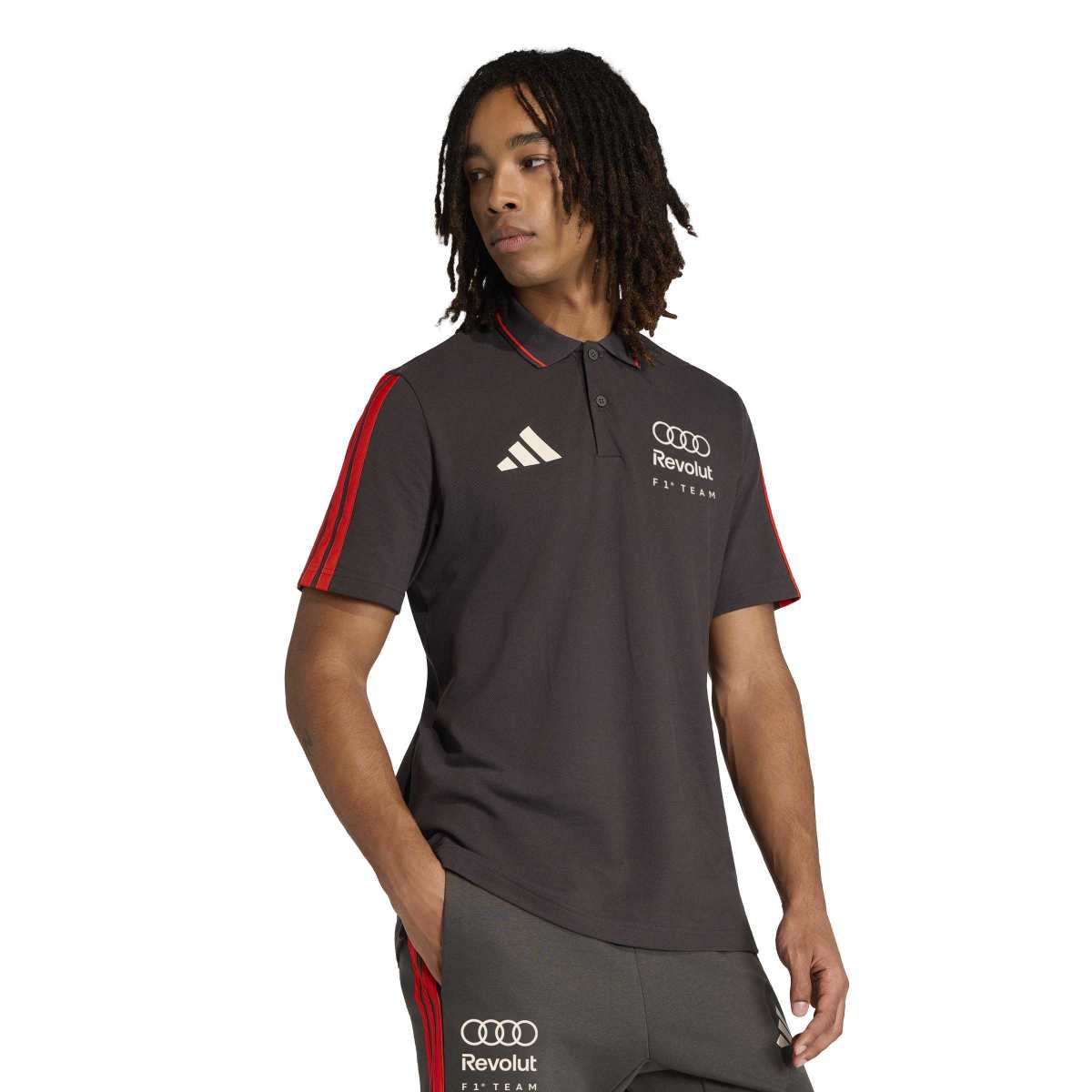 adidas Men's Audi Formula One Team DNA Polo-3
