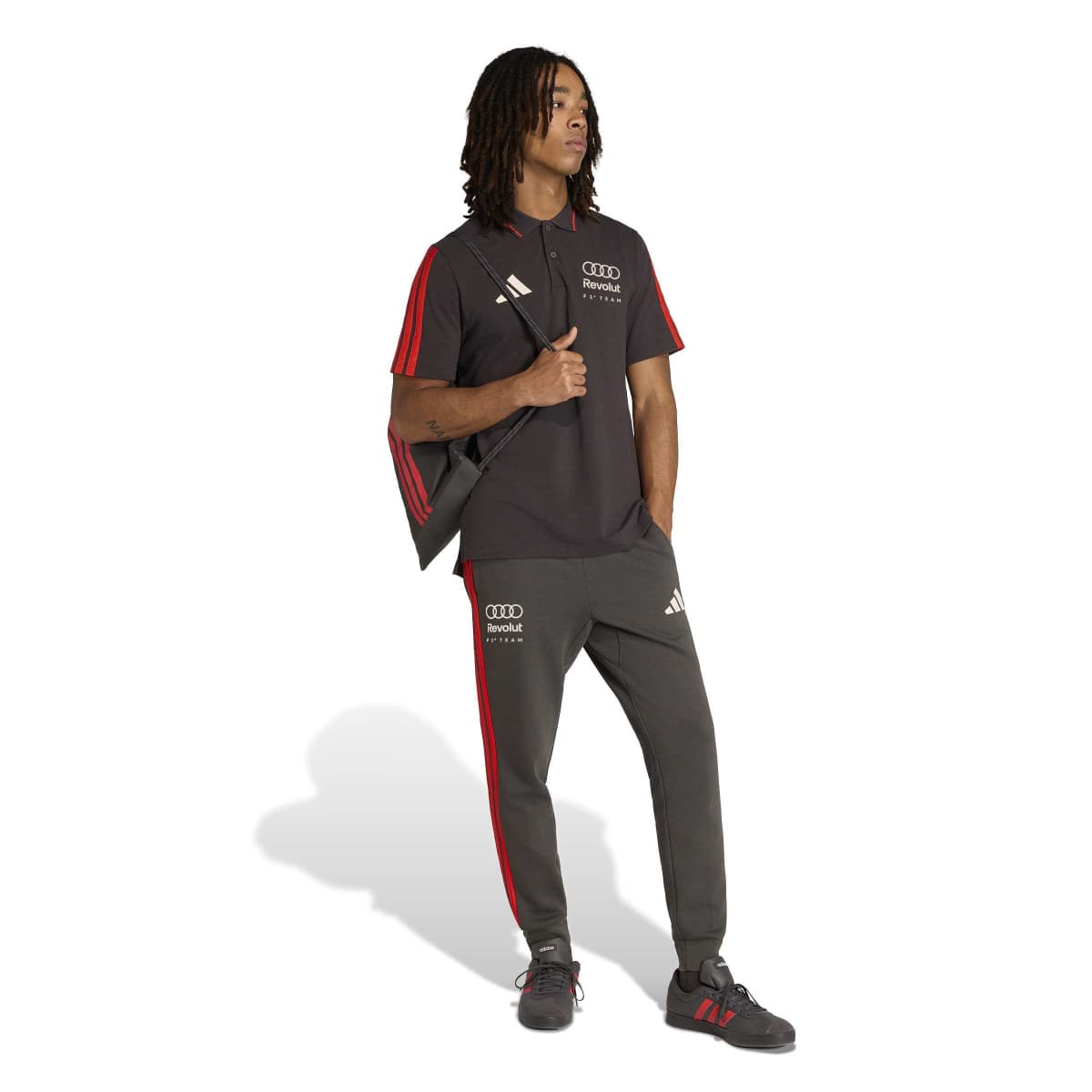 adidas Men's Audi Formula One Team DNA Polo-4