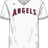 Nike Los Angeles Angels Youth Institutional V-Neck Short Sleeve Synthetic Jersey
