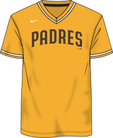 Nike San Diego Padres Men's Institutional V-Neck Short Sleeve Synthetic Jersey