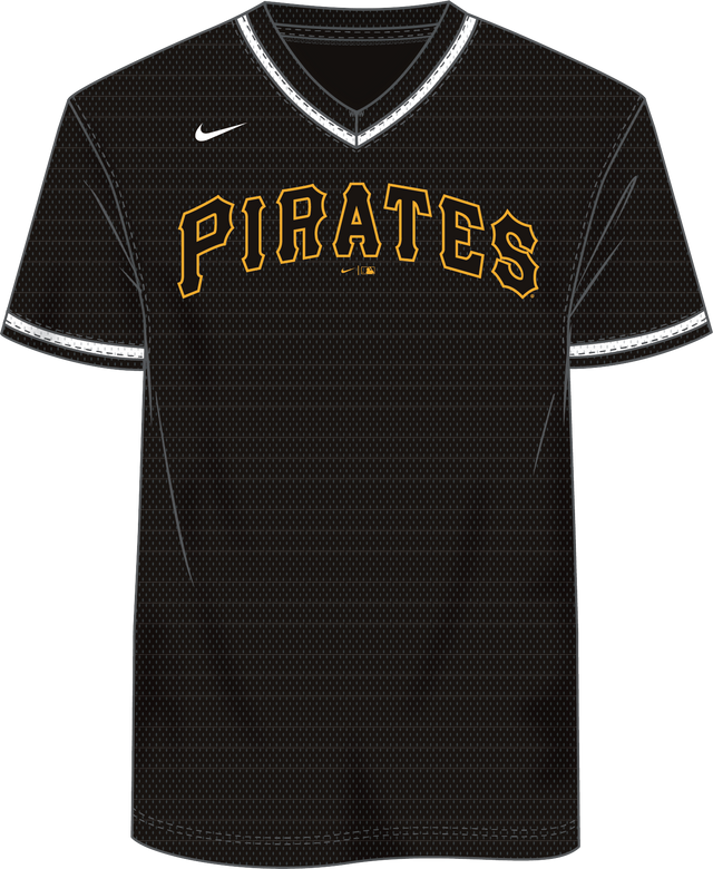 Nike Pittsburgh Pirates Men's Institutional V-Neck Short Sleeve T-Shirt