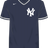 Nike New York Yankees Youth Institutional V-Neck Short Sleeve Synthetic Jersey