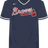Nike Atlanta Braves Youth Institutional V-Neck Short Sleeve T-Shirt