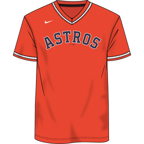 Nike Houston Astros Men's Institutional V-Neck Short Sleeve T-Shirt