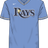 Nike Tampa Bay Rays Youth Institutional V-Neck Short Sleeve T-Shirt