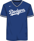 Nike Los Angeles Dodgers Men's Institutional V-Neck Short Sleeve T-Shirt