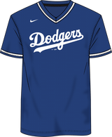 Nike Los Angeles Dodgers Men's Institutional V-Neck Short Sleeve T-Shirt