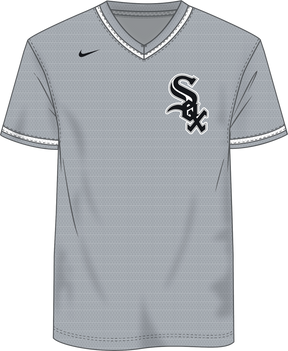 Nike Chicago White Sox Men's Institutional V-Neck Short Sleeve Synthetic Jersey