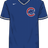 Nike Chicago Cubs Youth Institutional V-Neck Short Sleeve Synthetic Jersey
